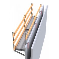 Cavity wall - concreting console