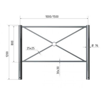 City fence element
